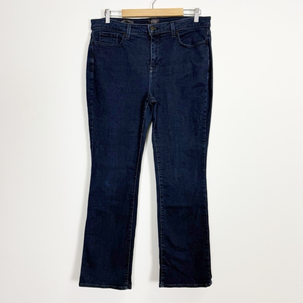 Not Your Daughters NYDJ Jeans Barbara Bootcut Womens Size 14 Blue Lift Tuck